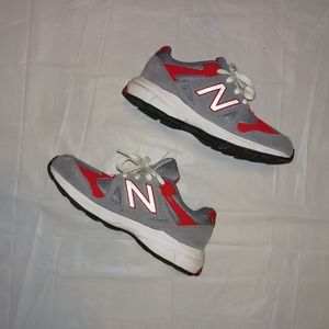 New Balance 888 Red and Grey Big Kids size 6.5/ 8.5 Women